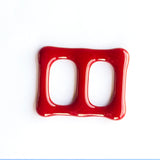 Scarf holder + Shirt Buckle | Cherry Red