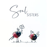 Glass Pebble Card | Soul sisters