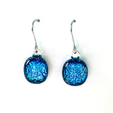 Dichro | Blue drop earrings