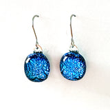 Dichro | Blue drop earrings