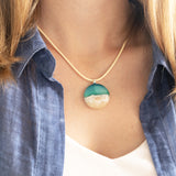 Ocean Essence | Emerald Sea Pendant