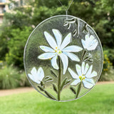 Circle Suncatcher | Flannel Flower - Small