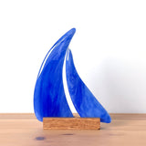 Harbour cruising | Blue Sailboat - Large