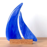 Harbour cruising | Blue Sailboat - Large