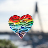 Suncatcher | Rainbow Love Heart