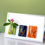 Small Magnetic bud vase | Bold stripes