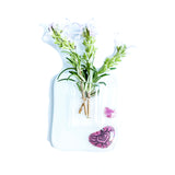 Tiny magnetic vase | Pink Hearts