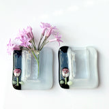 Tiny magnetic vase | Pink tulip