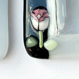 Tiny magnetic vase | Pink tulip