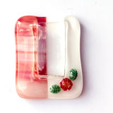 Tiny magnetic vase | Red + White