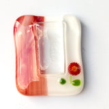 Tiny magnetic vase | Red + White