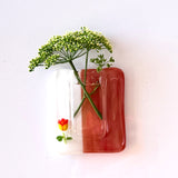 Tiny magnetic vase | Red + White
