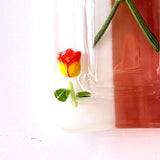 Tiny magnetic vase | Red + White