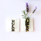 Tiny magnetic vase | Cheetah stripes