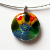 Millefiori | Flower Pendants + earrings