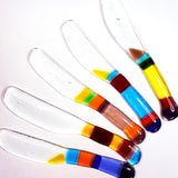 Soft cheese, paté + butter knife | Transparent bold stripes