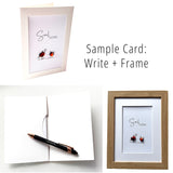 Glass Pebble Card | Shine bright