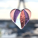 Suncatcher | Pink-Purple Love Heart