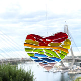 Suncatcher | Rainbow Love Heart