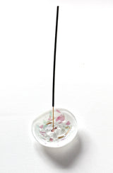 Incense holder | Pink + Gold