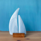 Harbour cruising | Ice blue Sailboat - Small