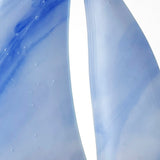 Harbour cruising | Lightblue White Sailboat - Small