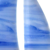 Harbour cruising | White Blue Sailboat - Small