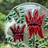 Circle Suncatcher | Sturt Desert Pea - Small