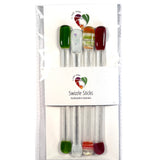 Swizzle sticks | Christmas colours, Set of 4