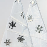 Christmas Ornament | Table-top White Christmas Tree with Snowflakes