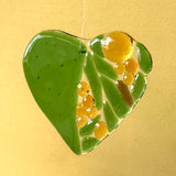 Christmas Ornament | Golden Wattle Heart