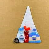 Christmas Ornament | White Christmas Tree with presents