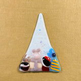 Christmas Ornament | White Christmas Tree with presents