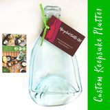 Custom Keepsake Platter - Your favourite bottle turned into a usable piece of art