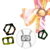 Scarf holder + Shirt Buckle | Baby Blue