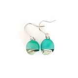 Ocean Essence | Emerald sea drop earrings
