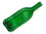 Wine bottle platter | Dip dish (brown/green)