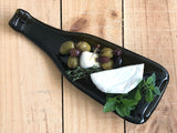 Wine bottle platter | Multifunctional dish (brown/green)