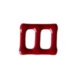 Scarf holder + Shirt Buckle | Dark Red