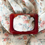 Scarf holder + Shirt Buckle | Red