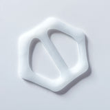 Scarf holder + Shirt Buckle | White