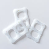 Scarf holder + Shirt Buckle | White