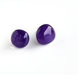 Dichro | Purple stud earrings