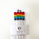 Swizzle sticks | Rainbow (Set of 2, 4 or 6)