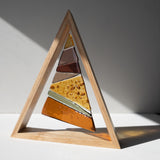 Christmas Ornament | Table-top Deluxe Christmas Tree in wooden triangular frame
