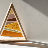 Christmas Ornament | Table-top Deluxe Christmas Tree in wooden triangular frame