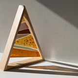 Christmas Ornament | Table-top Deluxe Christmas Tree in wooden triangular frame