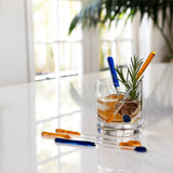 Swizzle sticks | Orange + Cobalt Blue (Set of 2 or 4)