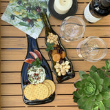 Wine Lover Gift Set | Wine bottle cheese board, deep dish + gift wrap