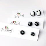 Black & White | Stud earrings